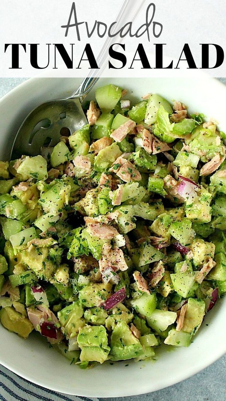 Avocado Tuna Salad Recipe -   17 healthy recipes Wraps tuna salad ideas
