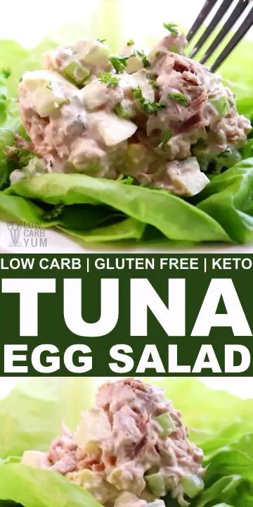 Tuna Egg Salad with Sour Cream (Keto) -   17 healthy recipes Wraps tuna salad ideas