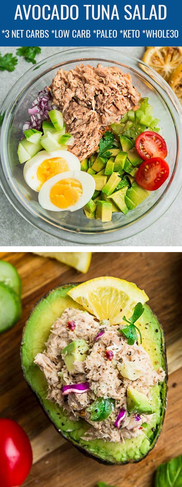 Avocado Tuna Salad -   17 healthy recipes Wraps tuna salad ideas