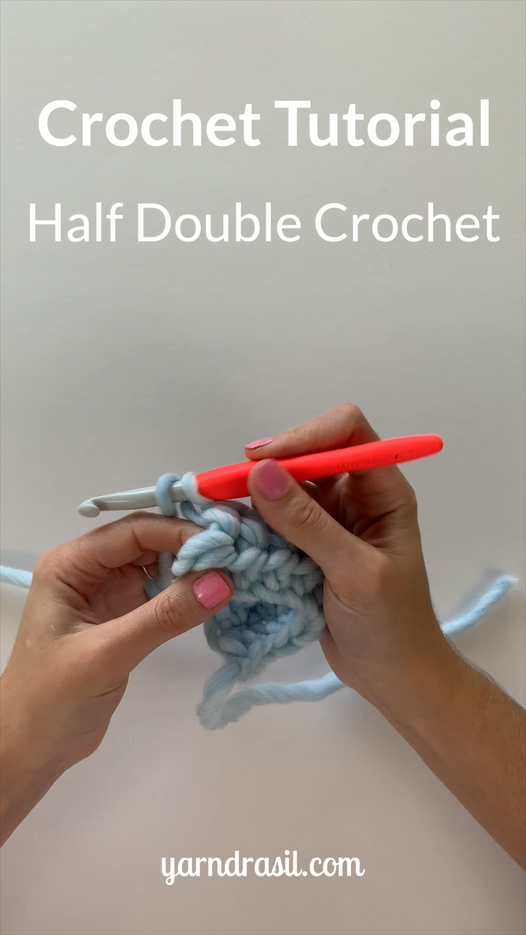 Half Double Crochet Tutorial -   17 knitting and crochet Now link ideas