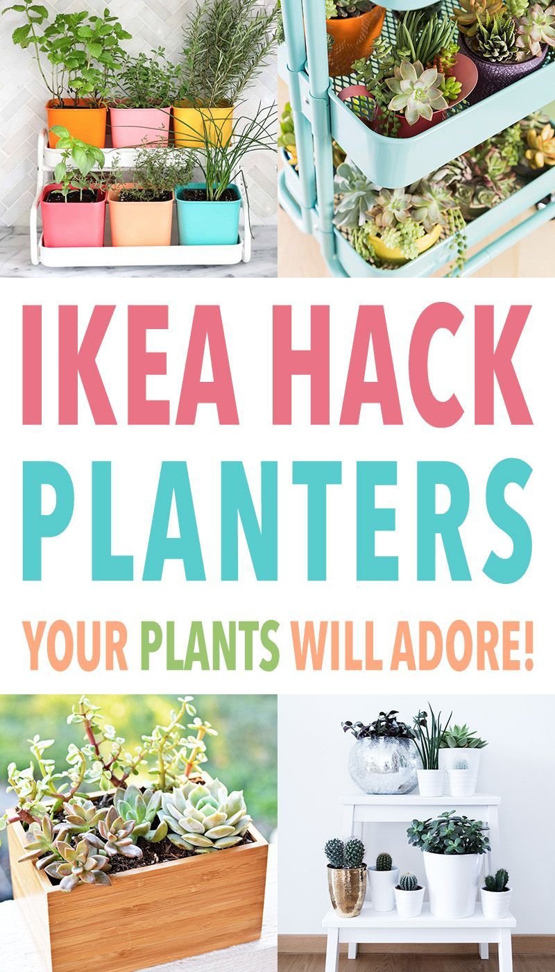 IKEA Hack Planters Your Plants Will Adore! - The Cottage Market -   17 planting Green planters ideas