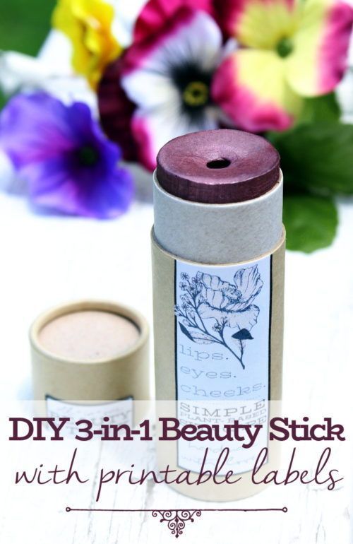 All-in-One Beauty Stick DIY for Lips, Eyes & Cheeks - Soap Deli News -   17 skin care Homemade how to make ideas