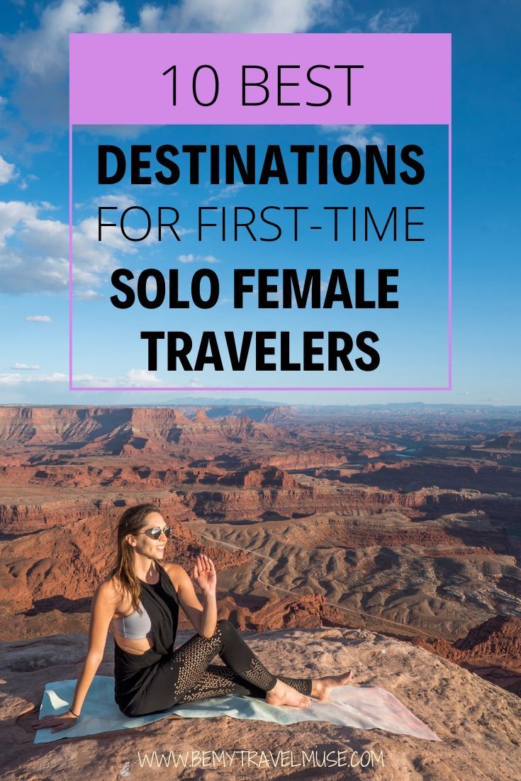 17 travel destinations Solo female ideas