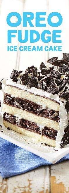 OREO & Ice Cream Sandwich Cake Recipe -   18 cake Oreo families ideas