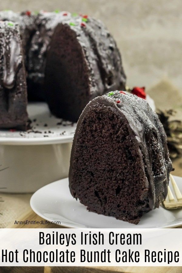 Baileys Irish Cream Hot Chocolate Bundt Cake Recipe -   18 cake Oreo families ideas