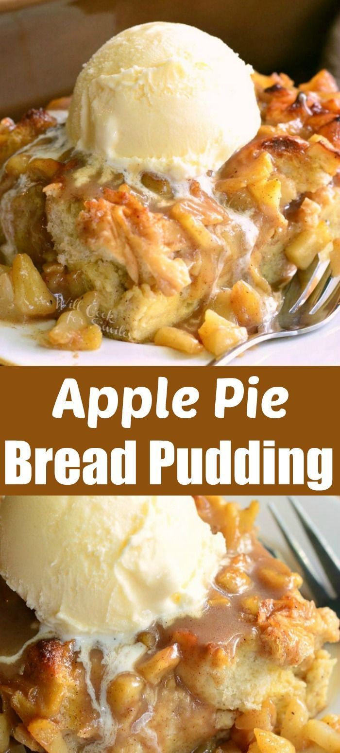 Apple Pie Bread Pudding -   18 desserts For Two heavens ideas