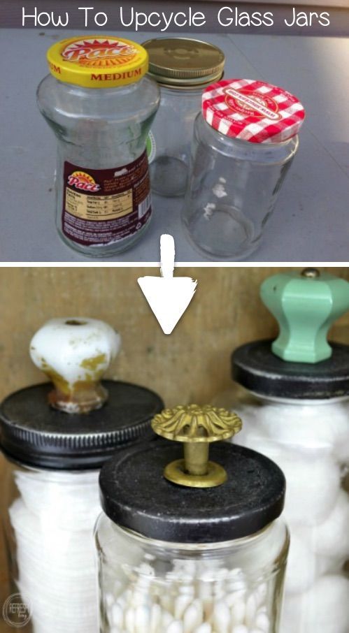Save your food jars! I love this recycling craft. -   18 diy projects Crafts ideas