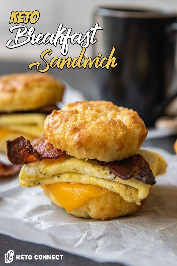 Easy Keto Breakfast Sandwich -   18 healthy recipes Breakfast keto ideas