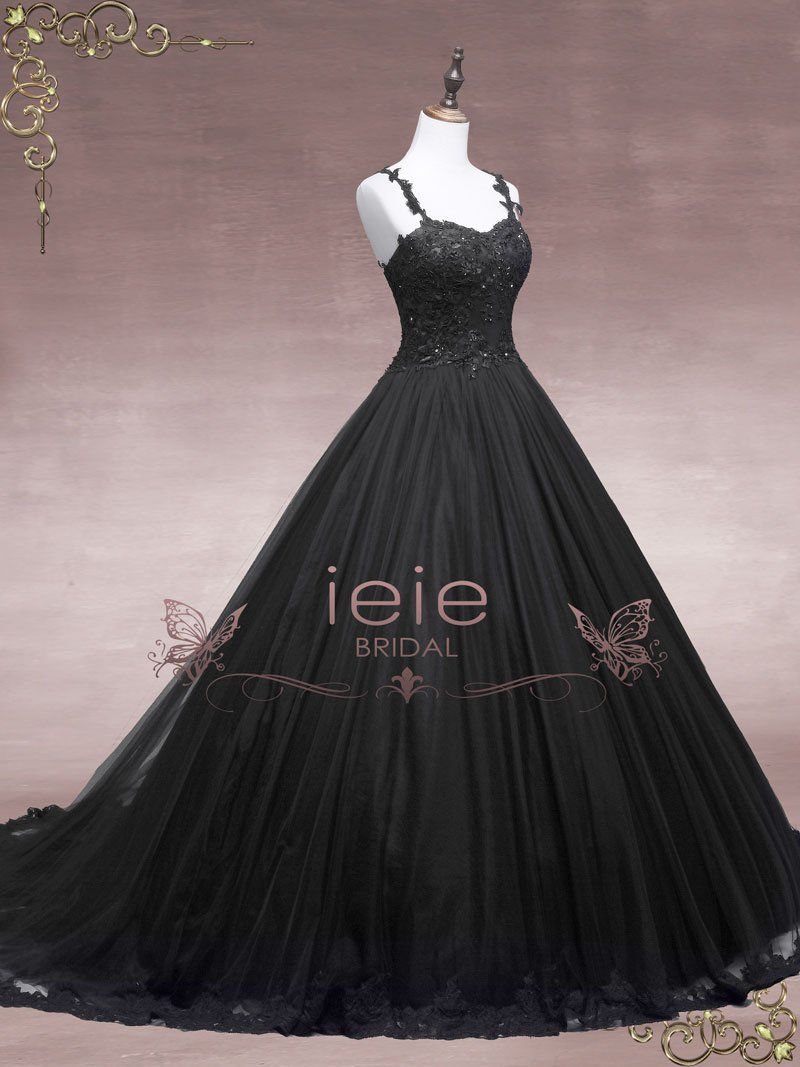 Black Lace Ball Gown Wedding Dress | Faith -   19 black wedding Gown ideas