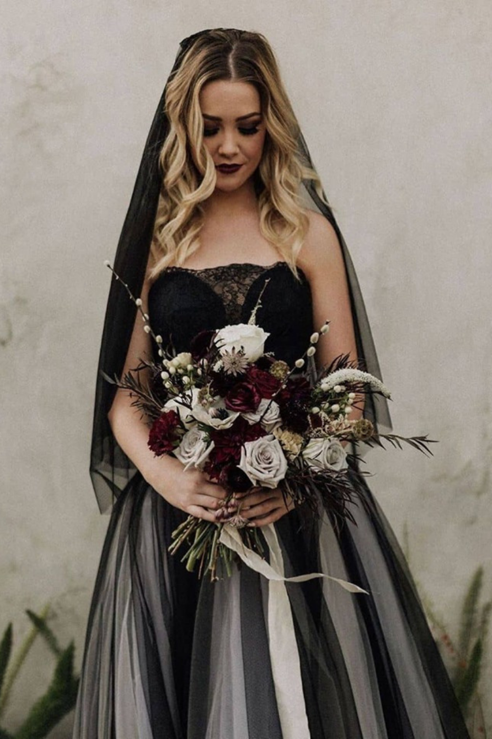 19 black wedding Gown ideas