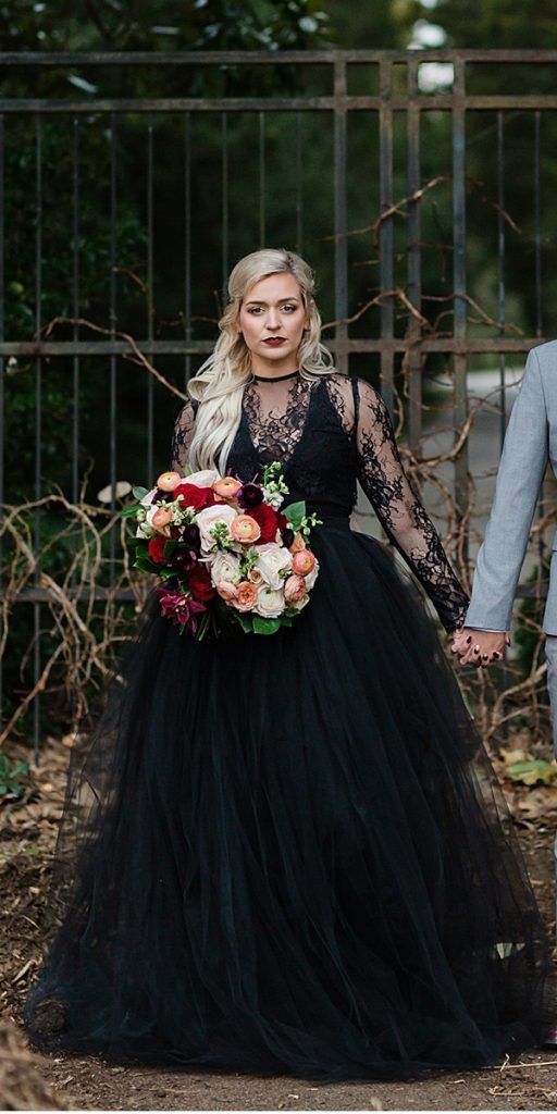 40+ Incredible Black Wedding Dresses -   19 black wedding Gown ideas