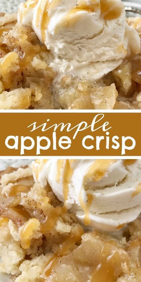 Simple Apple Crisp -   19 desserts Simple easy ideas