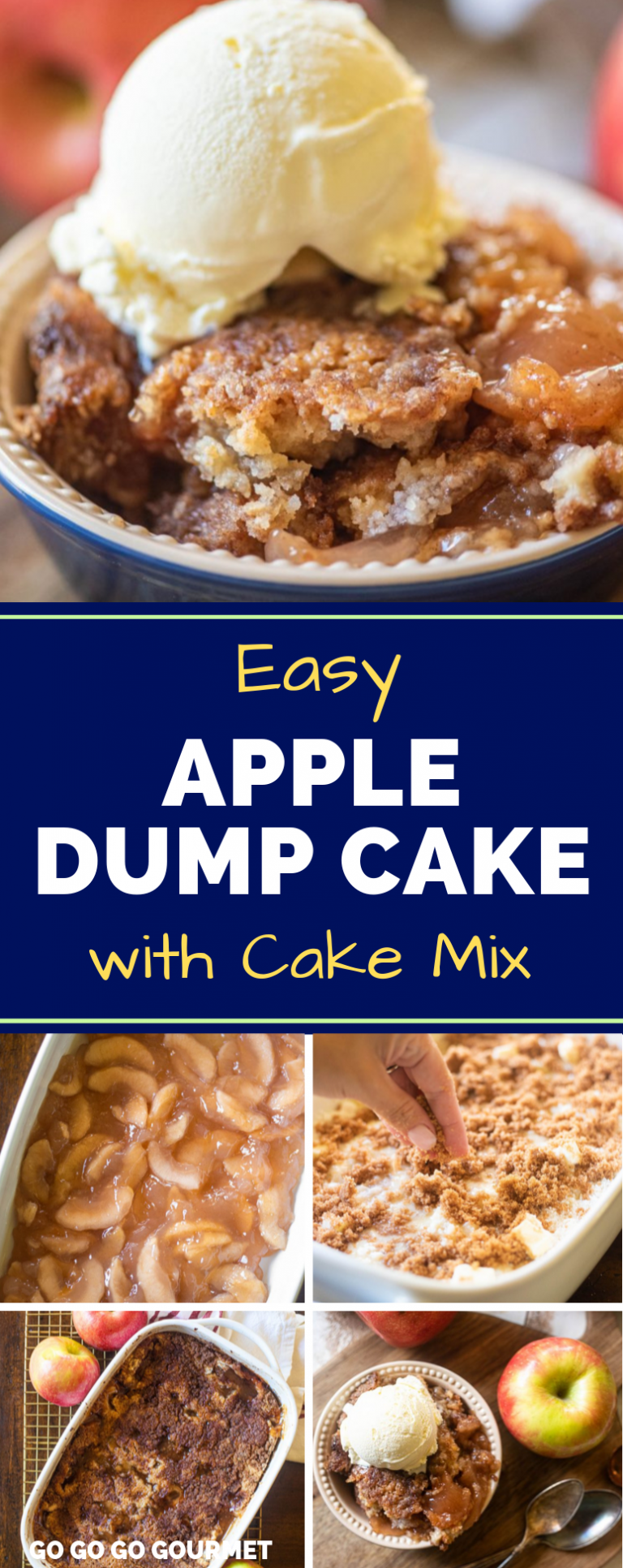 Apple Dump Cake Recipe - Apple Dump Cake Recipe with Canned Apples -   19 desserts Simple easy ideas