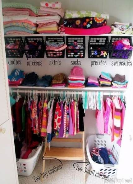 Trendy Craft Organization Dresser Diy Projects 69 Ideas -   19 DIY Clothes Organization projects ideas