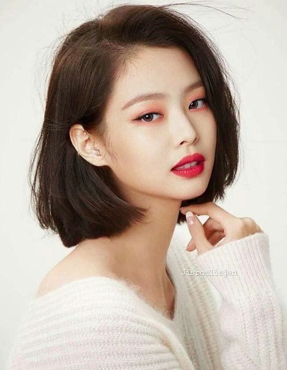 Edited Jennie with Short hair -   19 hairstyles Korean irene kim ideas