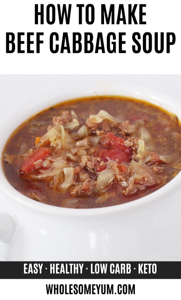 How To Make Cabbage Soup With Ground Beef - Crock Pot Or Instant Pot Recipe -   19 healthy recipes For 2 ground beef ideas
