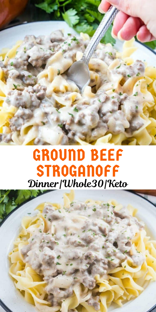 Ground Beef Stroganoff -   19 healthy recipes For 2 ground beef ideas