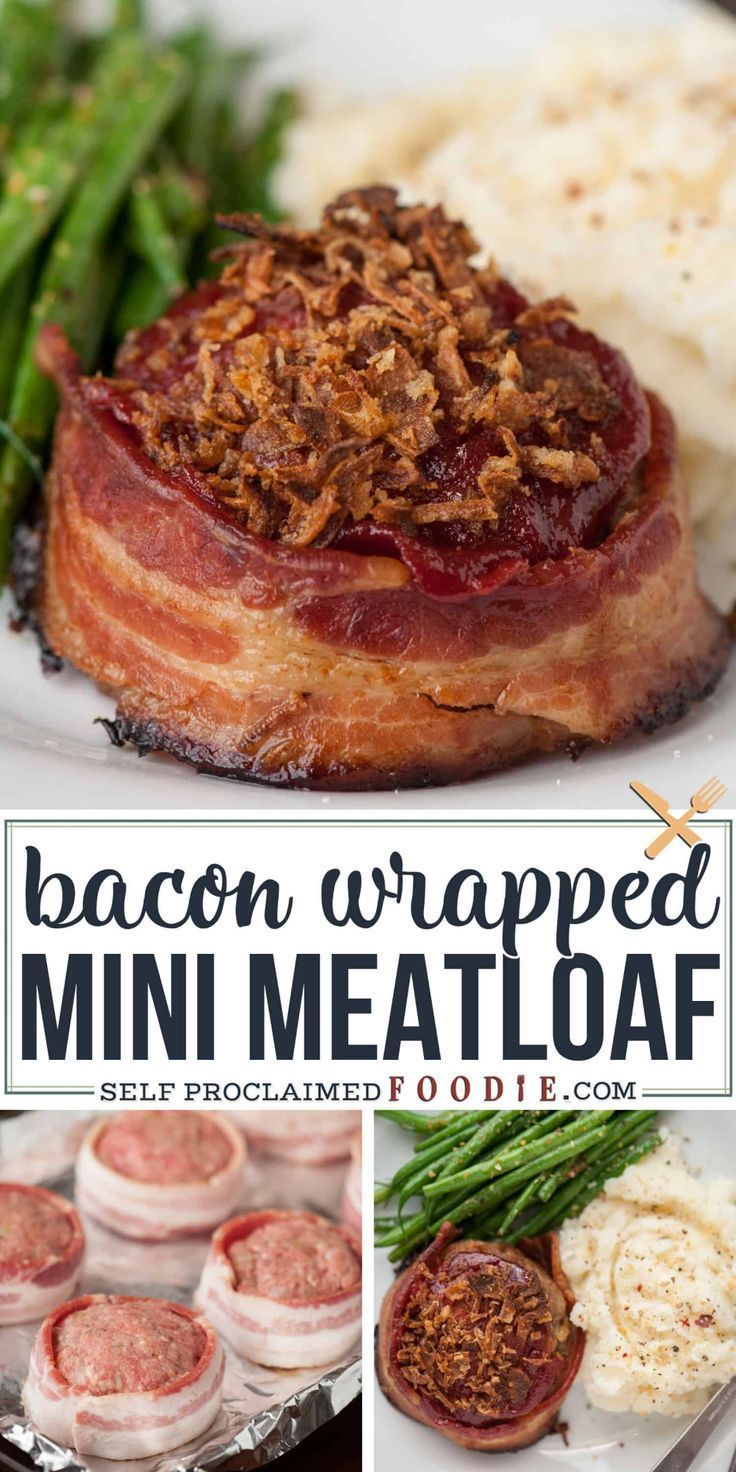 Bacon Wrapped Meatloaf RECIPE and VIDEO | Self Proclaimed Foodie -   19 healthy recipes For 2 ground beef ideas