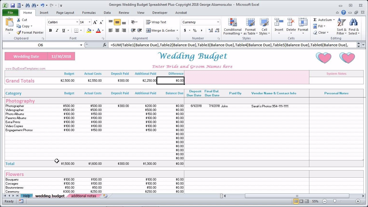 Wedding Budget Tool -   19 wedding Planning videos ideas
