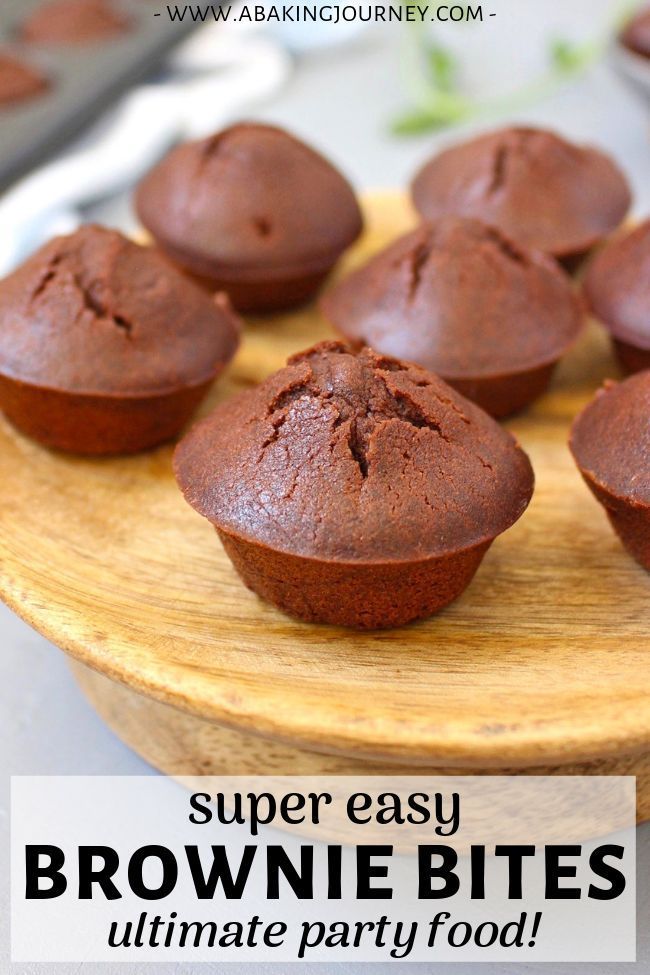 Easy Chocolate Brownie Bites -   21 desserts Bite Size muffin tins ideas