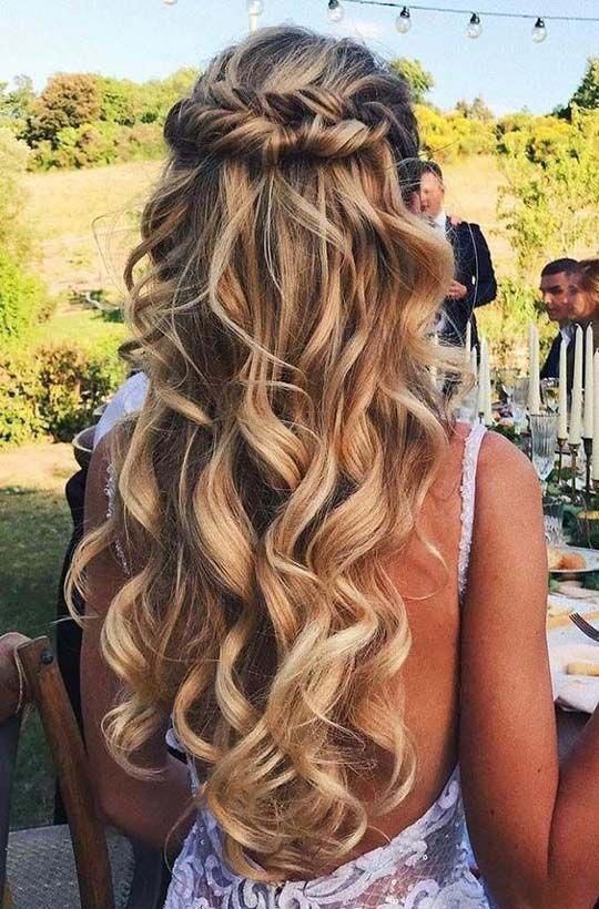 46 Unforgettable Wedding hairstyles for Long Hair 2019 -   7 hair Prom liso ideas