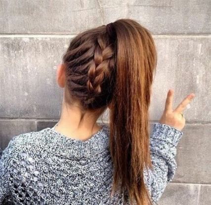 7 hairstyles Simple for school ideas