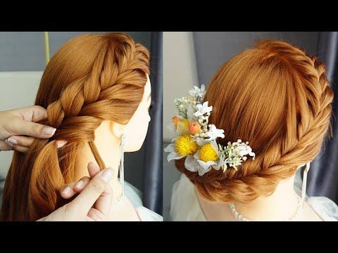 Easy Bridal Hairstyle Step By Step - Hairstyle With Trick Quick And Easy | Braids Hairstyles -   8 hairstyles Bridal step by step ideas