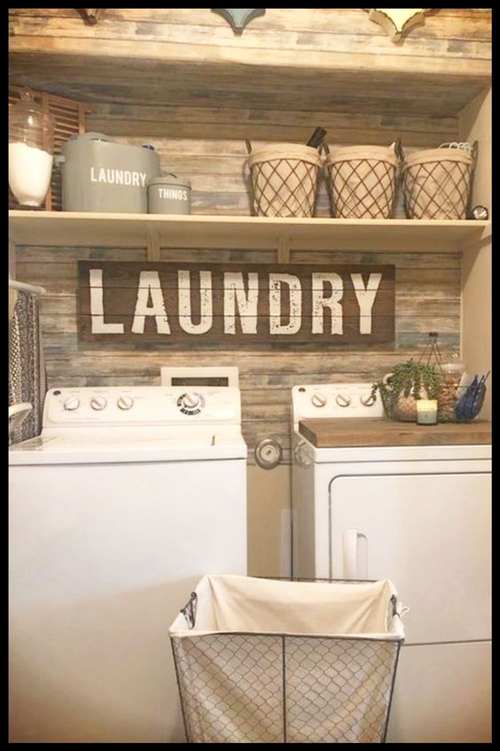 Small Farmhouse Laundry Room Ideas PICTURES -   8 room decor Small awesome ideas