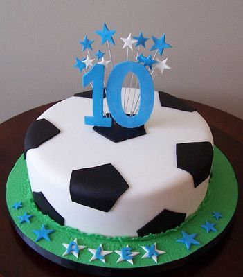 9 soccer cake For Boys ideas