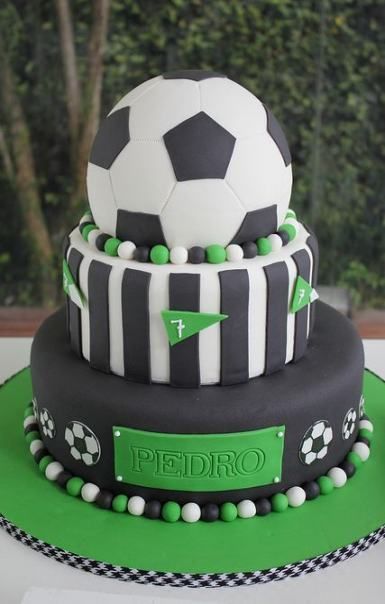 9 soccer cake For Boys ideas