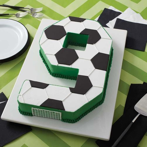 9 soccer cake For Boys ideas