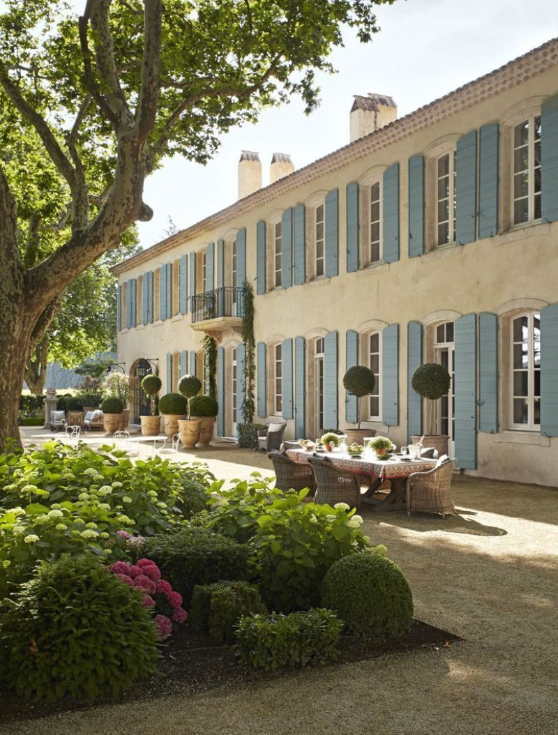 A Fabulous French Farmhouse - The Glam Pad -   10 garden design French provence france ideas
