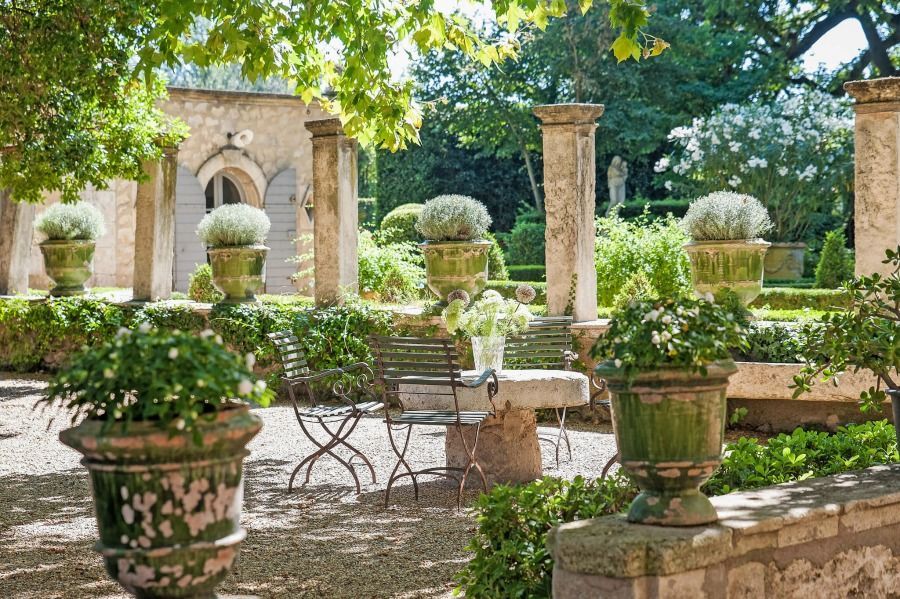 Beautiful French Country Bastide: Ch?teau Mireille - Hello Lovely -   10 garden design French provence france ideas