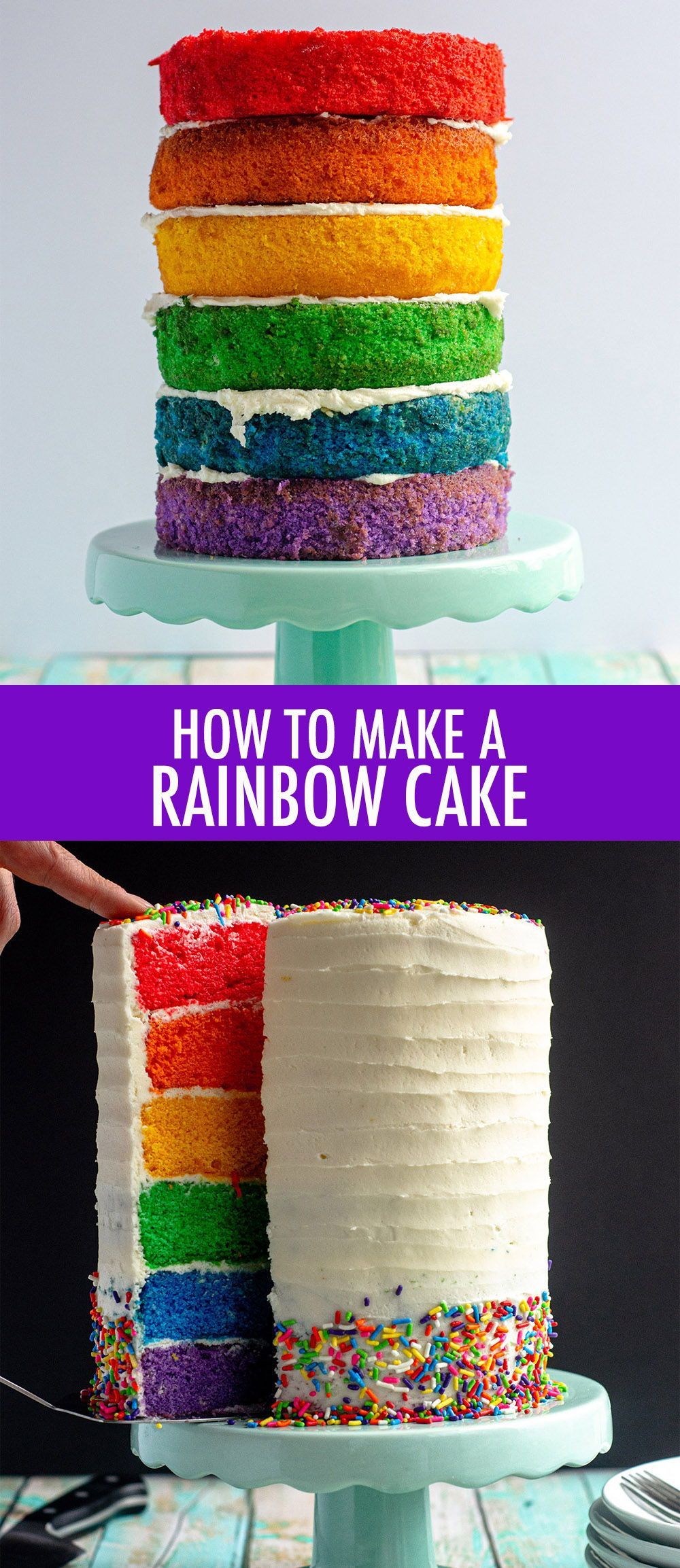 How To Make A Rainbow Cake -   11 cake Rainbow awesome ideas