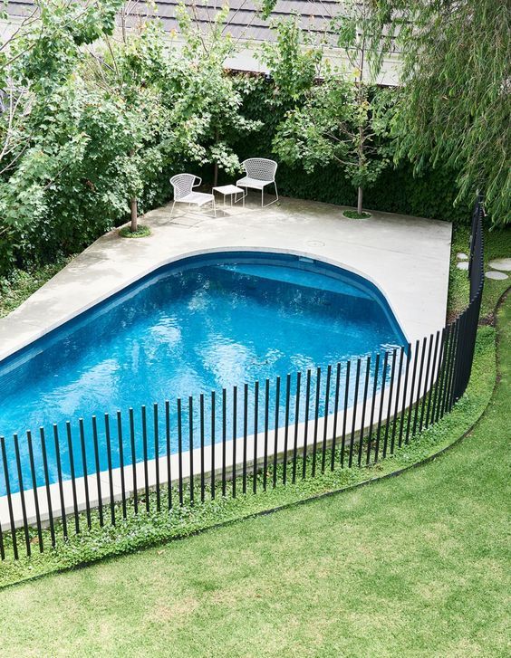 Mesmerizing Pool Fence for Stylish Pool Area | DecorTrendy -   11 garden design Pool fence ideas