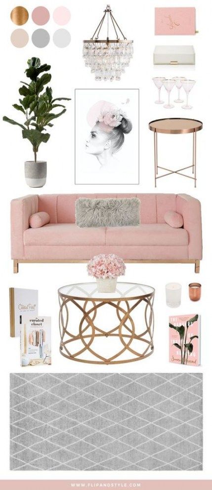 Trendy living room decor pink small spaces 53+ Ideas -   11 room decor Pink small spaces ideas