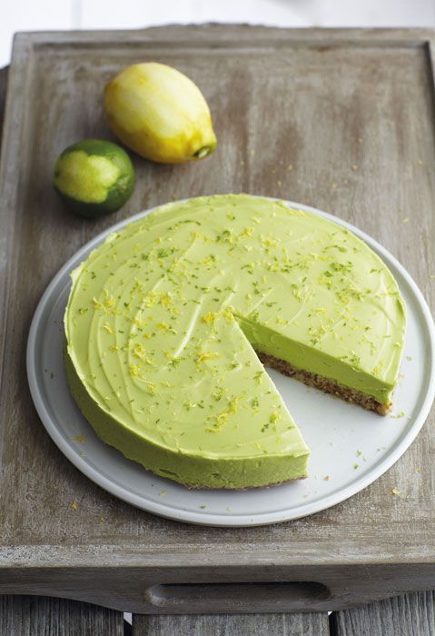Raw avocado super-cake taken from Honestly Healthy Cleanse by Natasha Corrett -   12 cake Healthy cleanses ideas