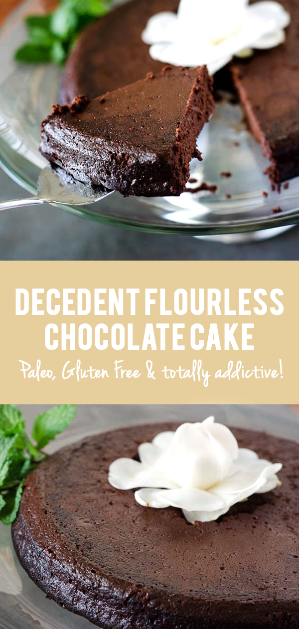 Decadent Flourless Chocolate Cake -   12 cake Healthy cleanses ideas