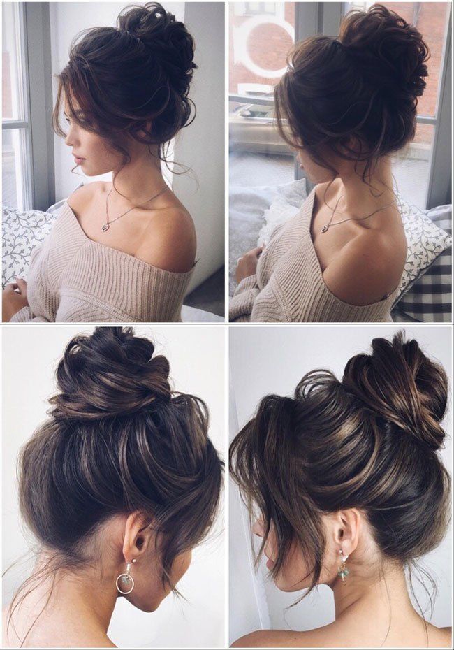200+ Charming Wedding Hairstyles from @lenabogucharskaya - Forevermorebling | Wedding Blog -   12 hairstyles For Kids top knot ideas