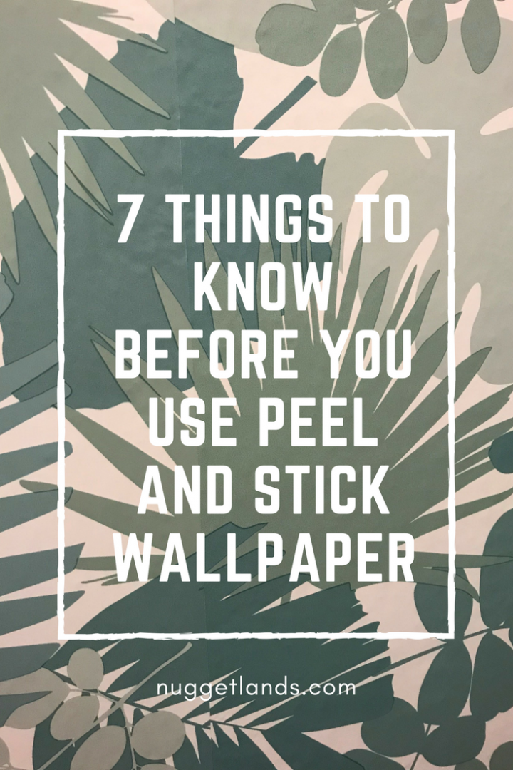 7 Things to Know Before You Use Peel and Stick Wallpaper -   12 planting Room wallpaper ideas