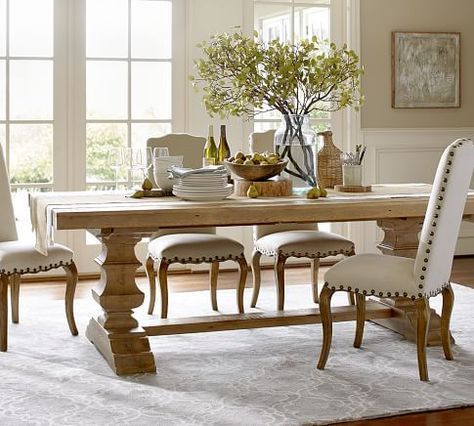 Banks Extending Dining Table, Alfresco Brown -   12 room decor Rustic pottery barn ideas