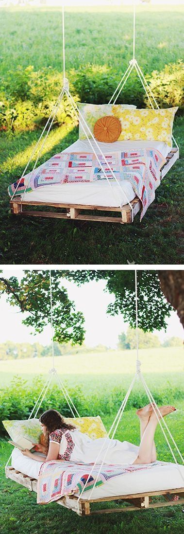 DIY Pallet Swing Bed -   13 diy projects Tumblr facebook ideas