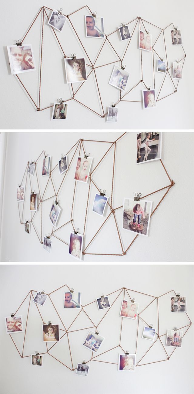 27 Unique Photo Display Ideas That Will Bring Your Memories To Life -   13 diy projects Tumblr facebook ideas