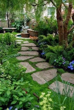 Conserv-A-Stone Flexstone Landscape Stone -   13 garden design Narrow stepping stones ideas
