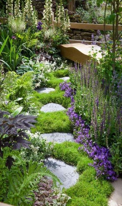 13 garden design Narrow stepping stones ideas