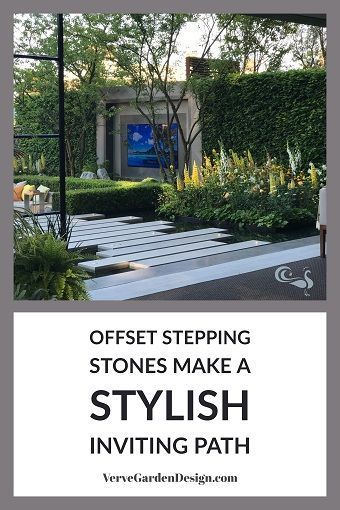 12 Small Garden Design Ideas to Take Away From Chelsea 2018 — Verve Garden Design -   13 garden design Narrow stepping stones ideas