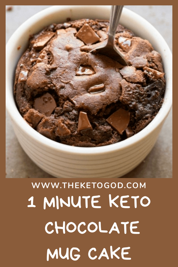 1 Minute Keto Chocolate Mug Cake - The Keto God -   14 cake Mug chocolate ideas