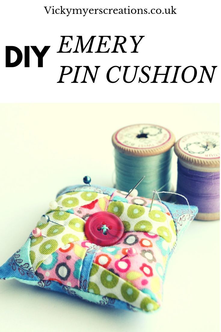 How to make an emery pincushion · vicky myers creations -   14 fabric crafts Patterns pin cushions ideas