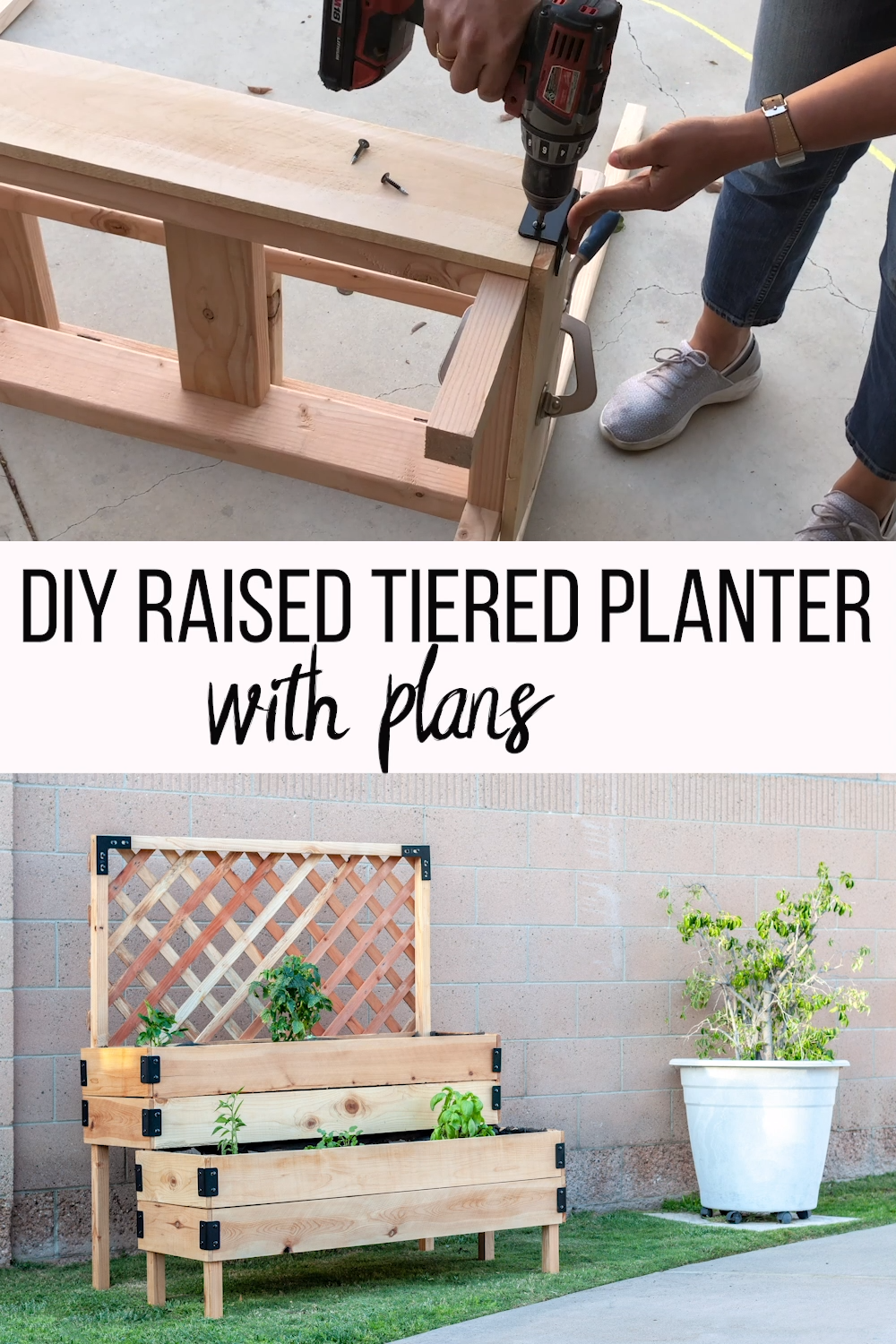 DIY Tiered Raised Garden Bed – VideoTutorial and Plans -   14 planting DIY backyards ideas