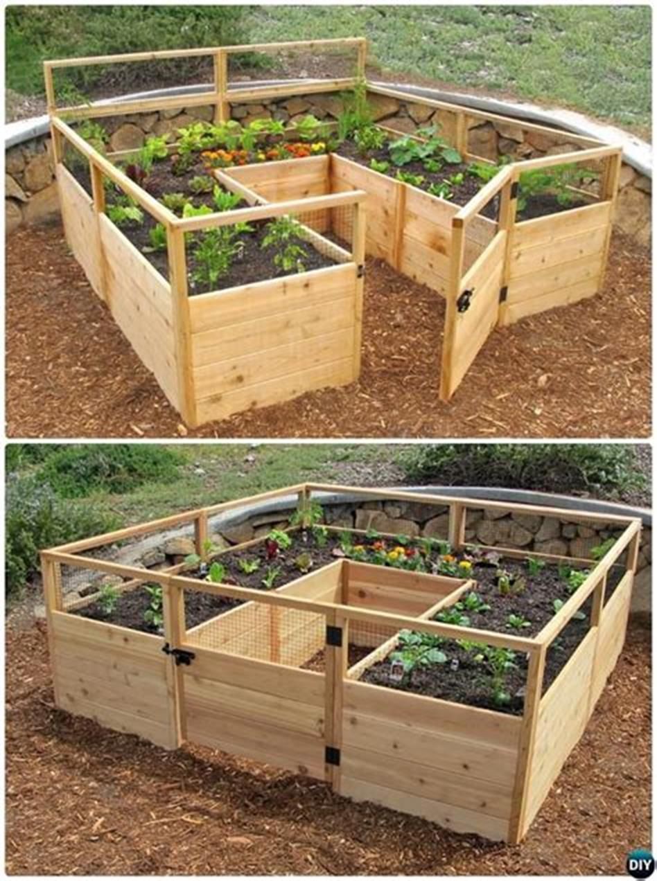 41 Beautiful DIY Backyard Vegetable Garden Ideas 1 - DecoRecent -   14 planting DIY backyards ideas